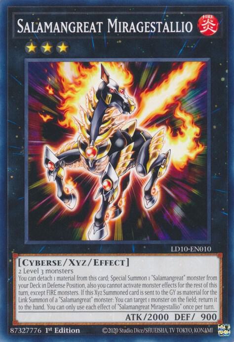 Salamangreat Miragestallio LD10-EN010 card from Legendary Duelists: Soulburning Volcano