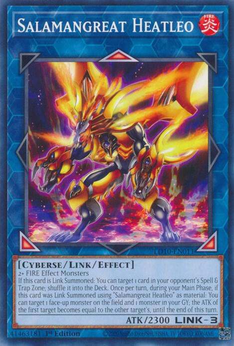 Salamangreat Heatleo LD10-EN011 card from Legendary Duelists: Soulburning Volcano