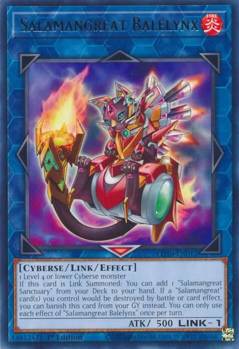 Salamangreat Balelynx LD10-EN012 card from Legendary Duelists: Soulburning Volcano