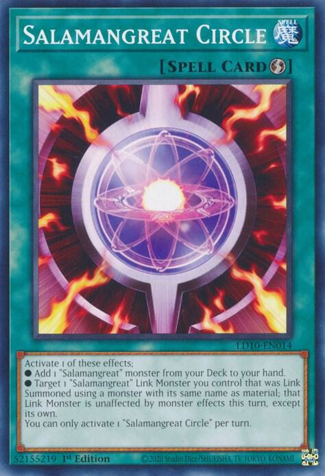 Salamangreat Circle LD10-EN014 card from Legendary Duelists: Soulburning Volcano