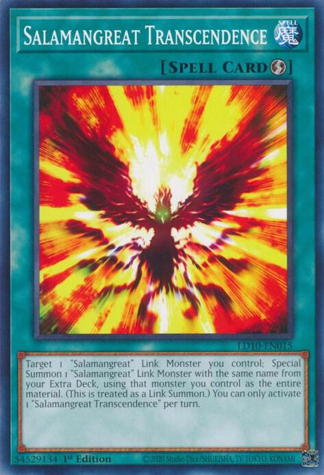Salamangreat Transcendence LD10-EN015 card from Legendary Duelists: Soulburning Volcano
