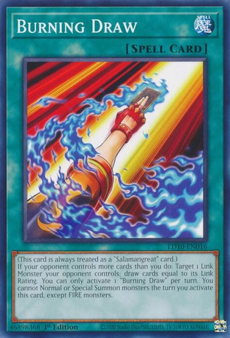 Burning Draw LD10-EN016 card from Legendary Duelists: Soulburning Volcano