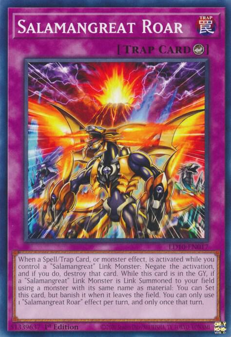Salamangreat Roar LD10-EN017 card from Legendary Duelists: Soulburning Volcano
