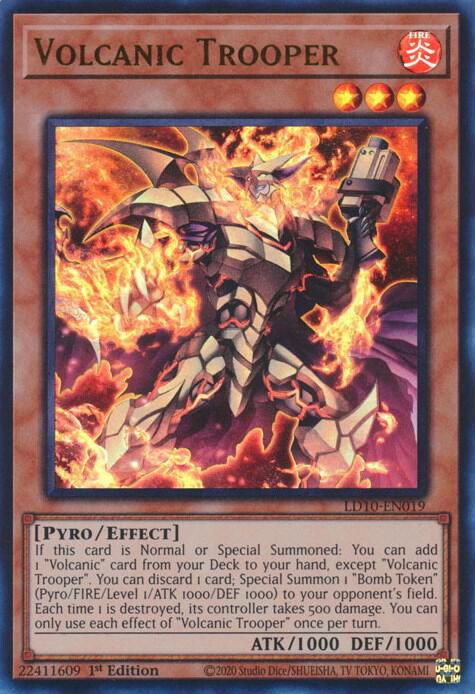 Volcanic Trooper LD10-EN019 card from Legendary Duelists: Soulburning Volcano