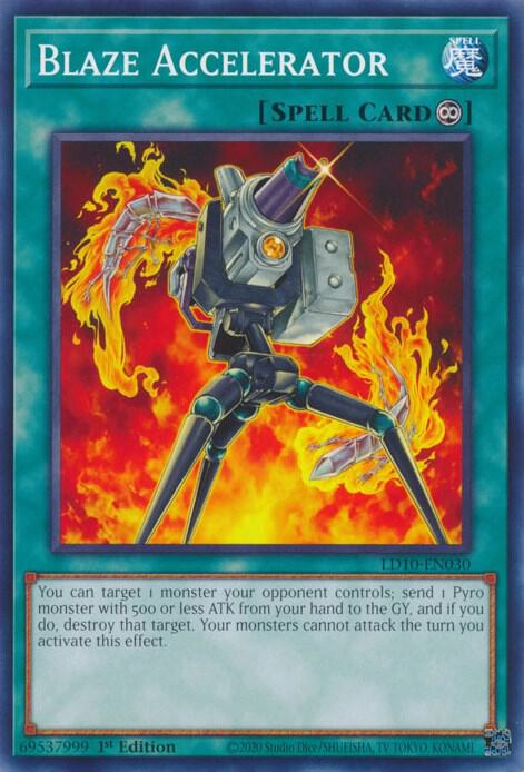 Blaze Accelerator LD10-EN030 card from Legendary Duelists: Soulburning Volcano