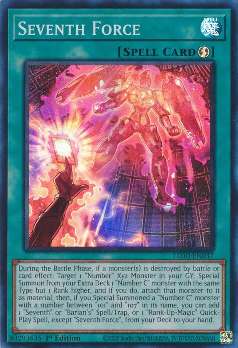 Seventh Force LD10-EN037 card from Legendary Duelists: Soulburning Volcano