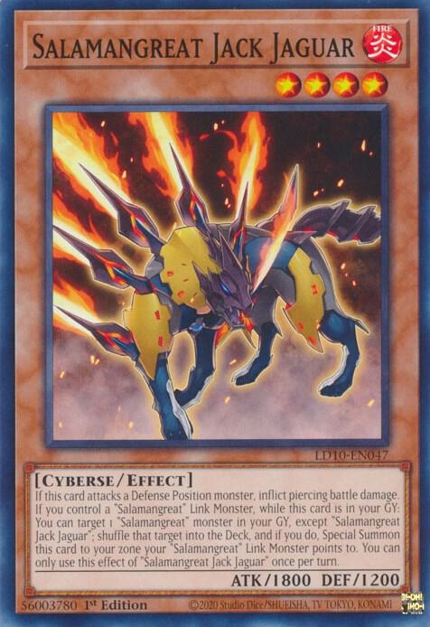 Salamangreat Jack Jaguar LD10-EN047 card from Legendary Duelists: Soulburning Volcano