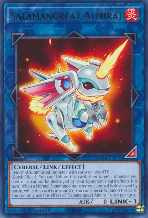 Salamangreat Almiraj LD10-EN051 card from Legendary Duelists: Soulburning Volcano