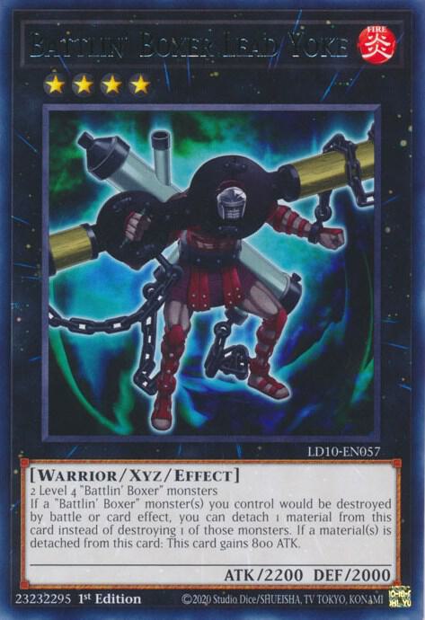 Battlin' Boxer Lead Yoke LD10-EN057 card from Legendary Duelists: Soulburning Volcano