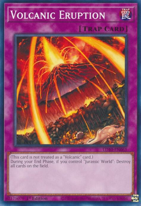 Volcanic Eruption LD10-EN061 card from Legendary Duelists: Soulburning Volcano