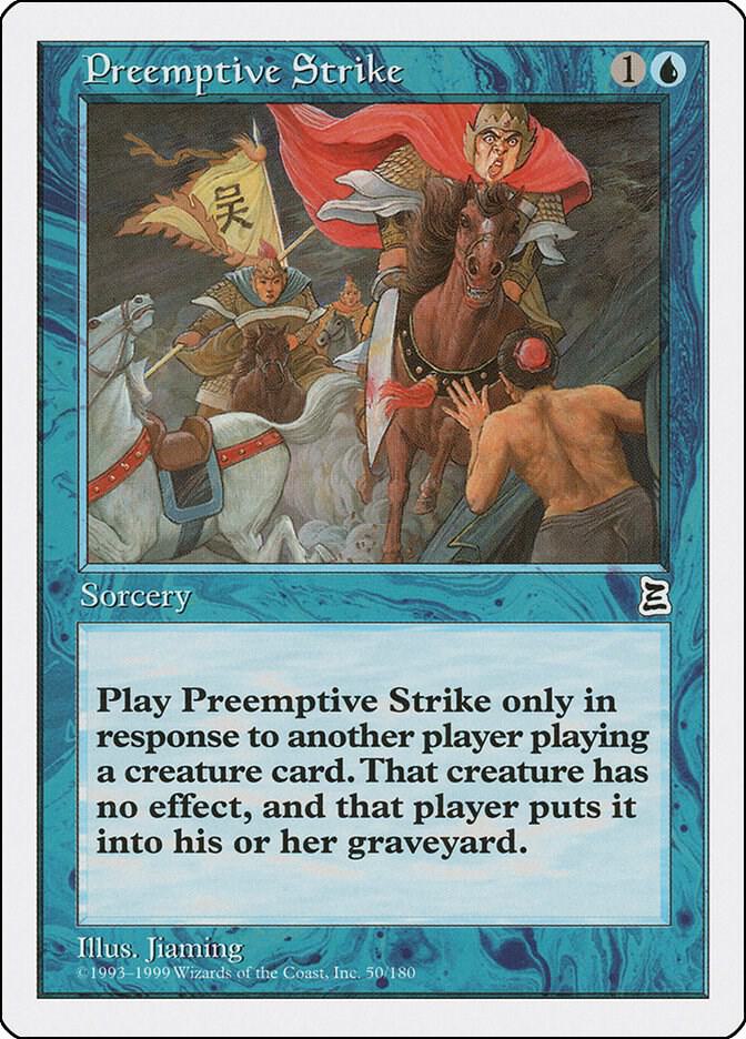 Preemptive Strike 50 card from Portal Three Kingdoms