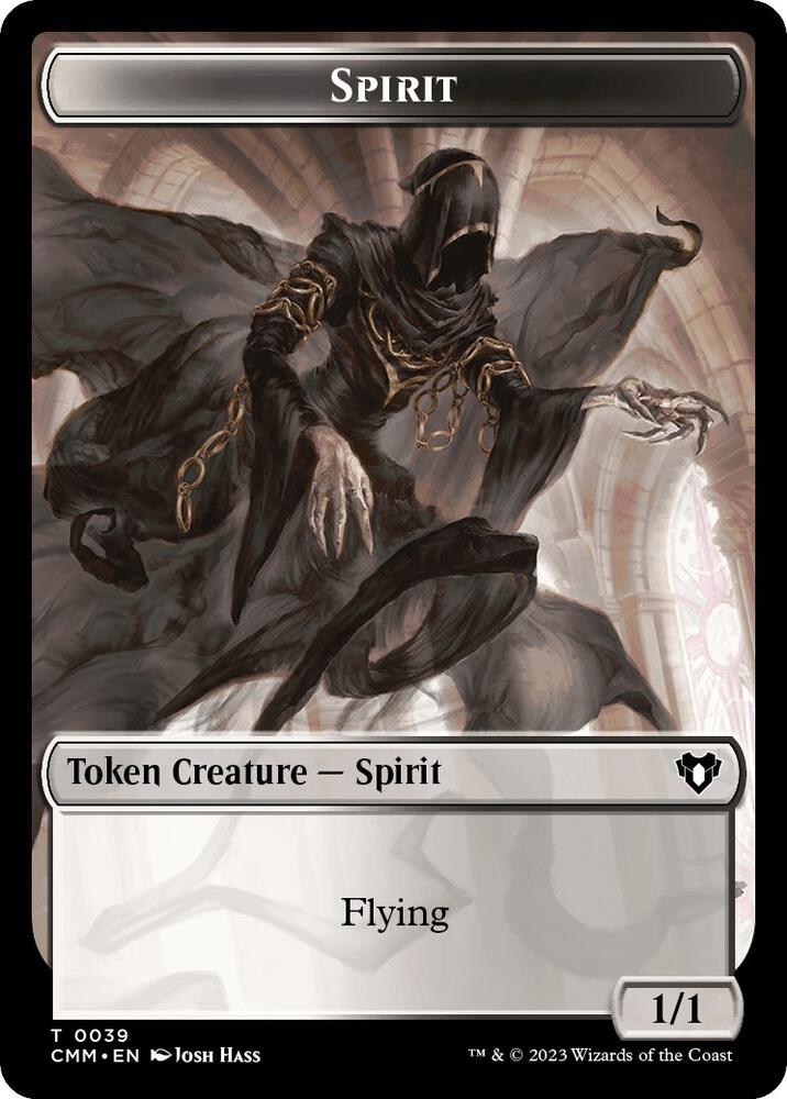 Spirit (0039) // Elephant Double-Sided Token 39 // 31 card from Commander Masters