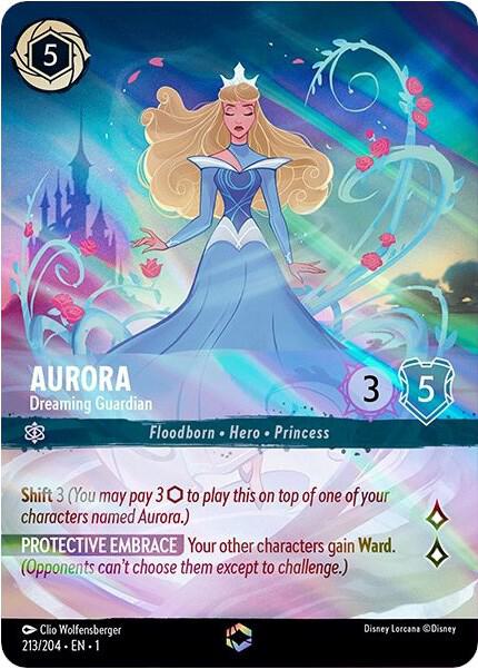 Aurora - Dreaming Guardian (Enchanted) 213/204 card from The First Chapter