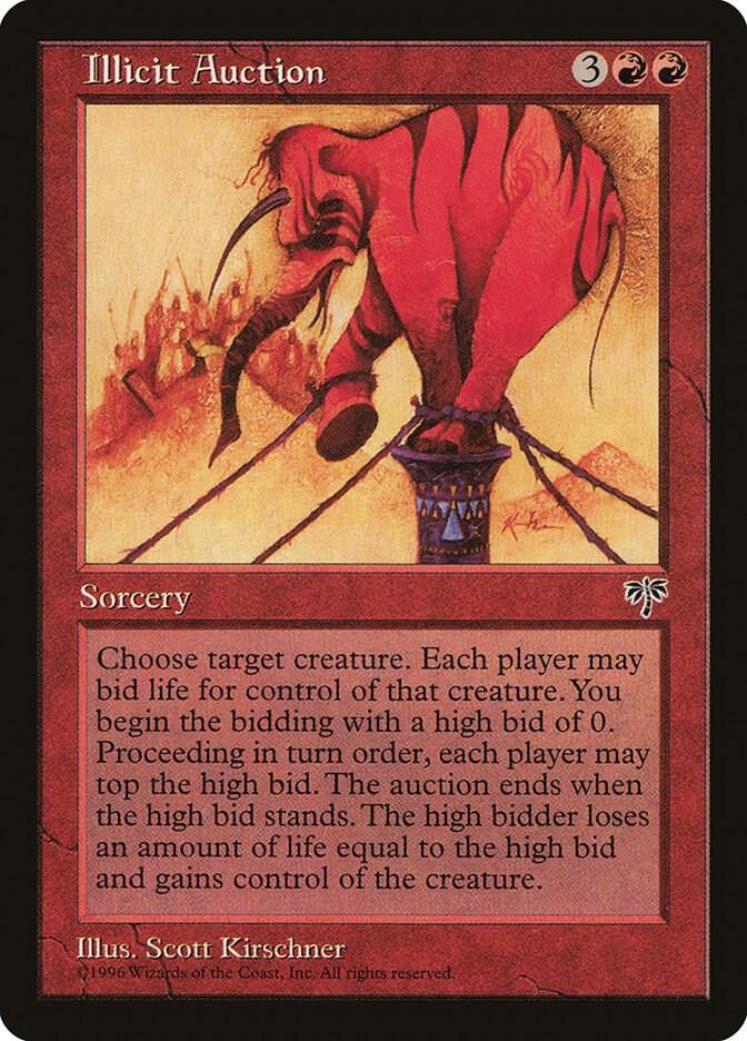 Illicit Auction card from Mirage