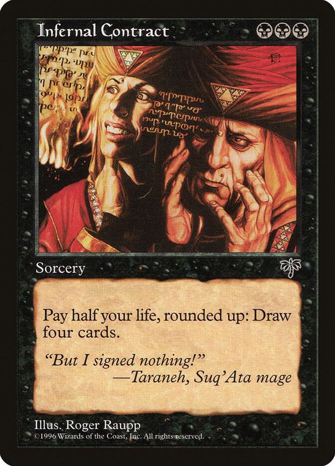 Infernal Contract card from Mirage