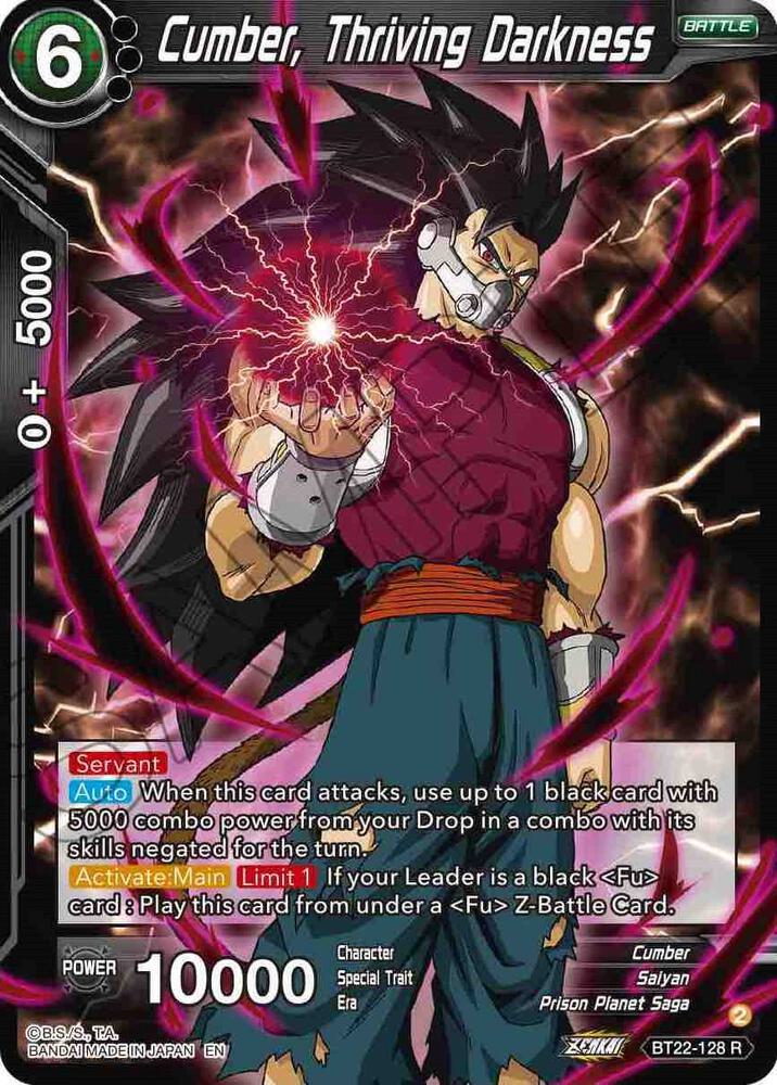 Cumber, Thriving Darkness BT22-128 card from Critical Blow