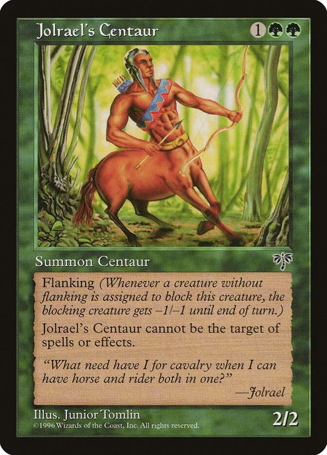 Jolrael's Centaur card from Mirage