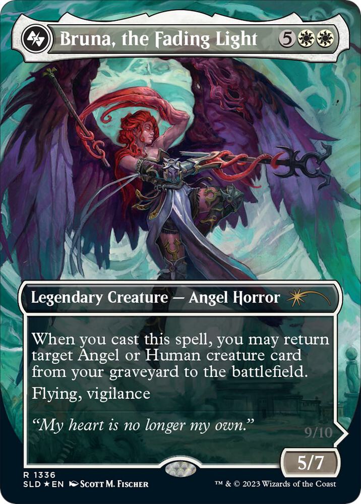 Bruna, the Fading Light 1336 card from Secret Lair Drop Series