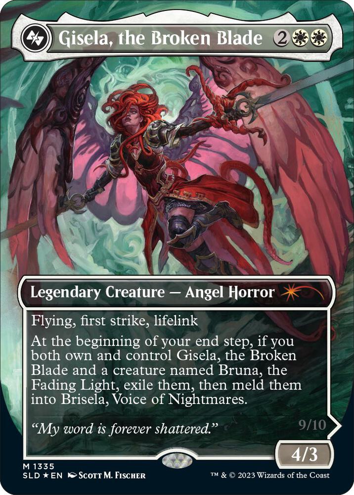 Gisela, the Broken Blade (Display Commander) - Thick Stock 1387 card from Secret Lair Drop Series