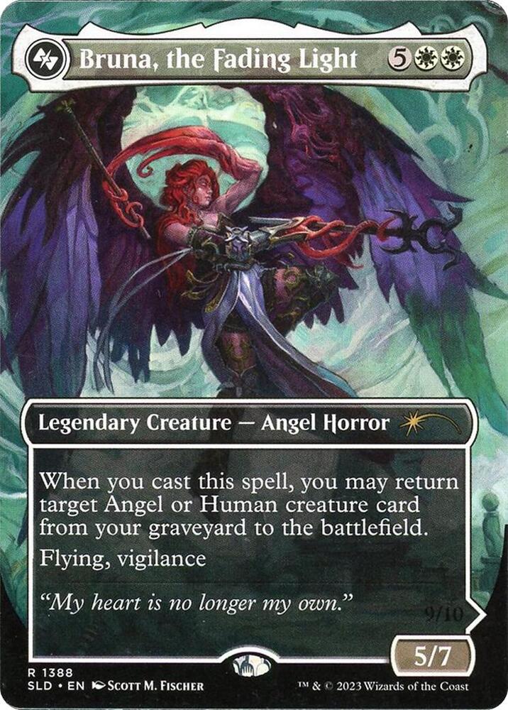 Bruna, the Fading Light (Display Commander) - Thick Stock 1388 card from Secret Lair Drop Series