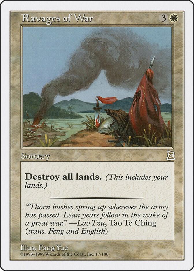 Ravages of War 17 card from Portal Three Kingdoms