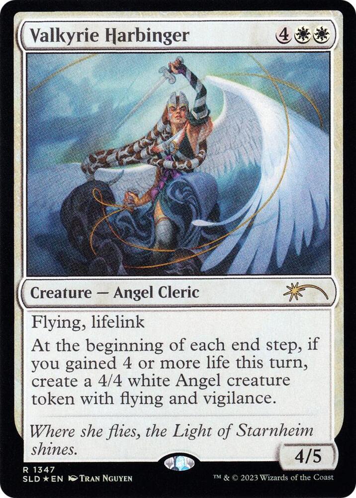 Valkyrie Harbinger 1347 card from Secret Lair Drop Series