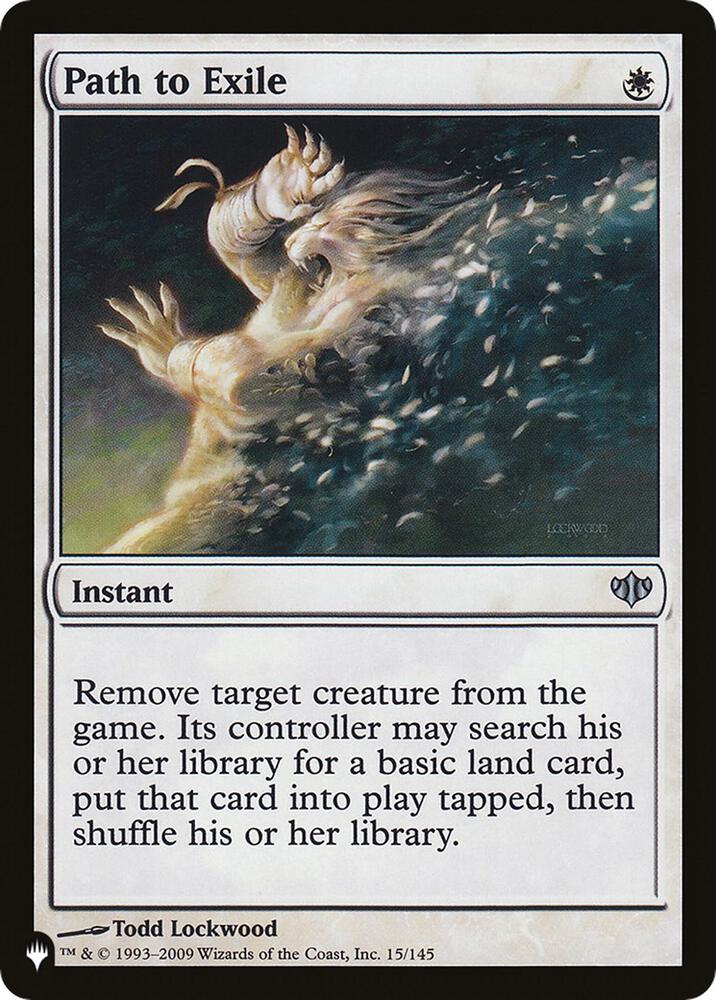 Path to Exile (CON) 15 card from The List Reprints