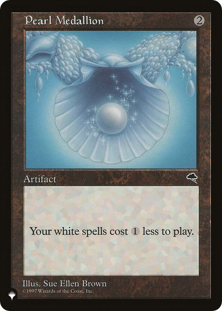 Pearl Medallion card from The List Reprints