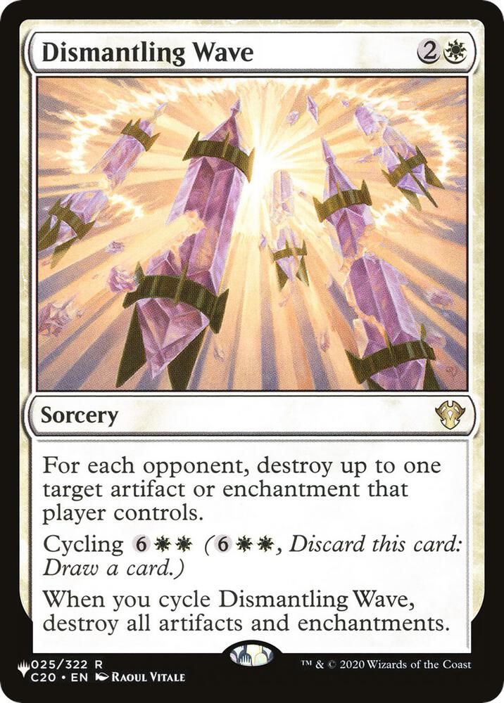 Dismantling Wave 25 card from The List Reprints