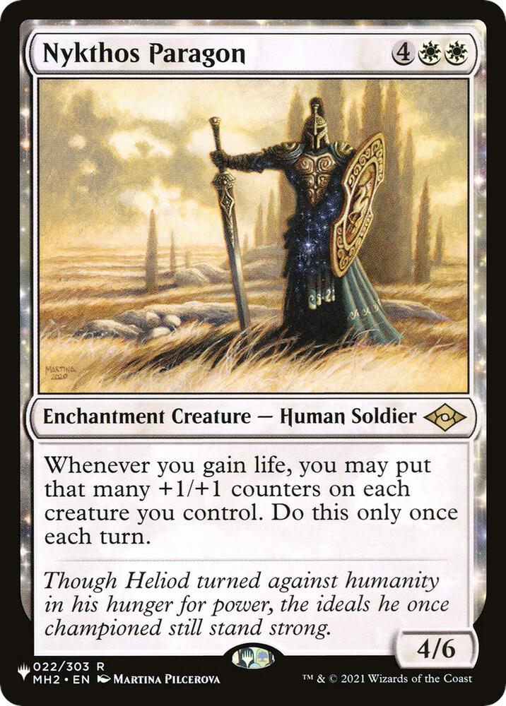 Nykthos Paragon 22 card from The List Reprints