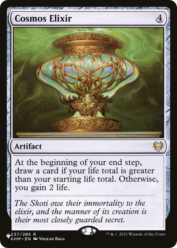 Cosmos Elixir 237 card from The List Reprints