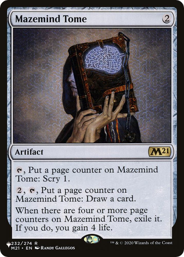 Mazemind Tome 232 card from The List Reprints