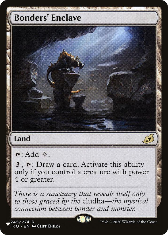 Bonders' Enclave 245 card from The List Reprints