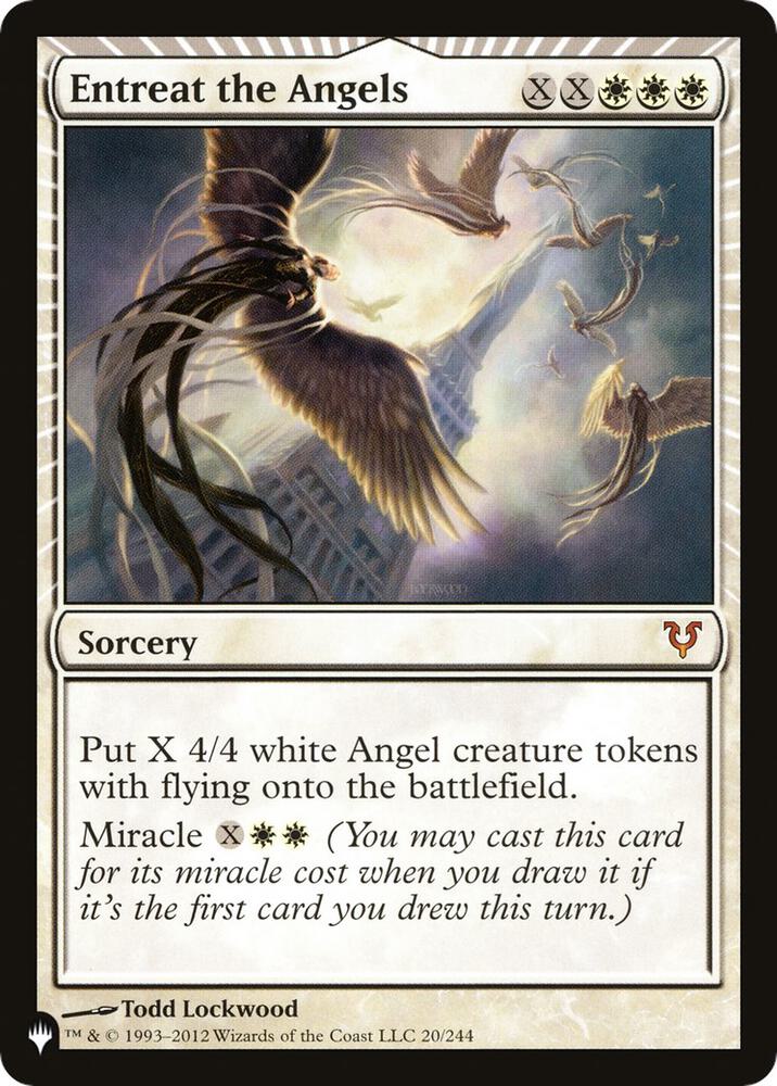 Entreat the Angels (AVR) 20 card from The List Reprints