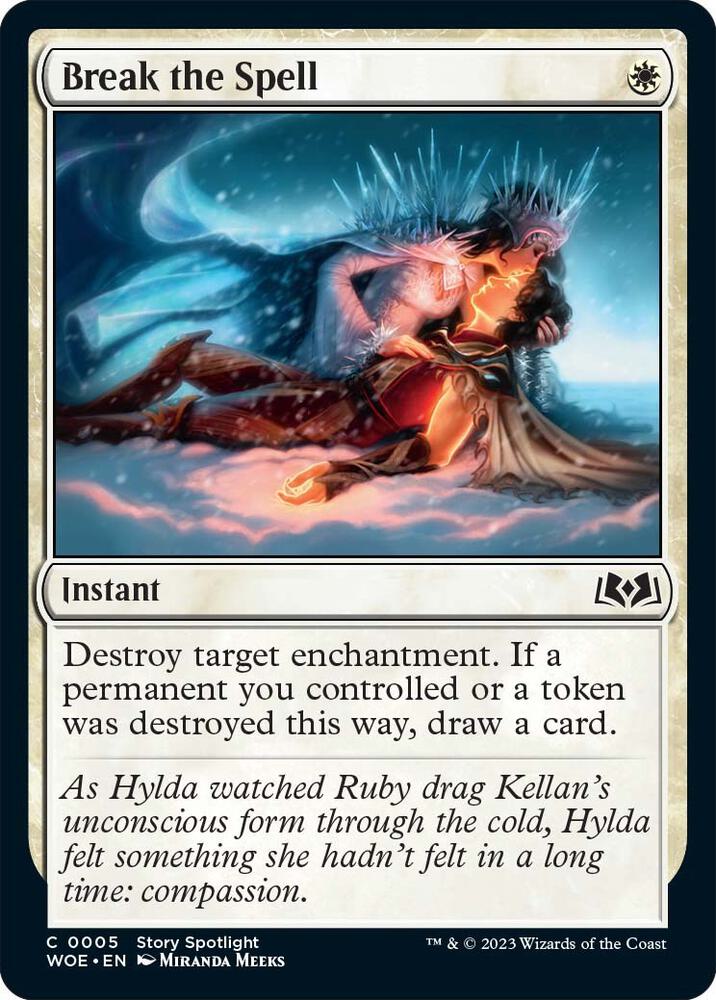 Break the Spell 5 card from Wilds of Eldraine