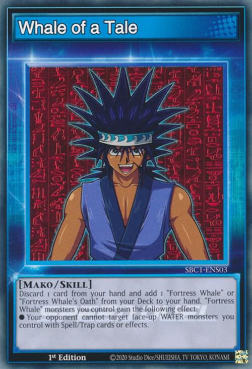 Whale of a Tale SBC1-ENS03 card from Speed Duel: Streets of Battle City