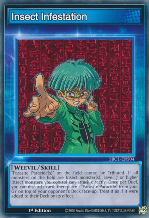 Insect Infestation SBC1-ENS04 card from Speed Duel: Streets of Battle City