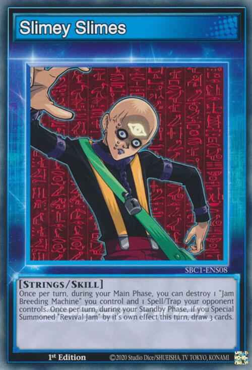 Slimey Slimes SBC1-ENS08 card from Speed Duel: Streets of Battle City