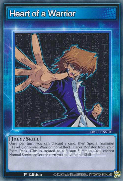 Heart of a Warrior SBC1-ENS10 card from Speed Duel: Streets of Battle City