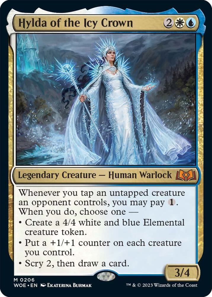 Hylda of the Icy Crown 206 card from Wilds of Eldraine
