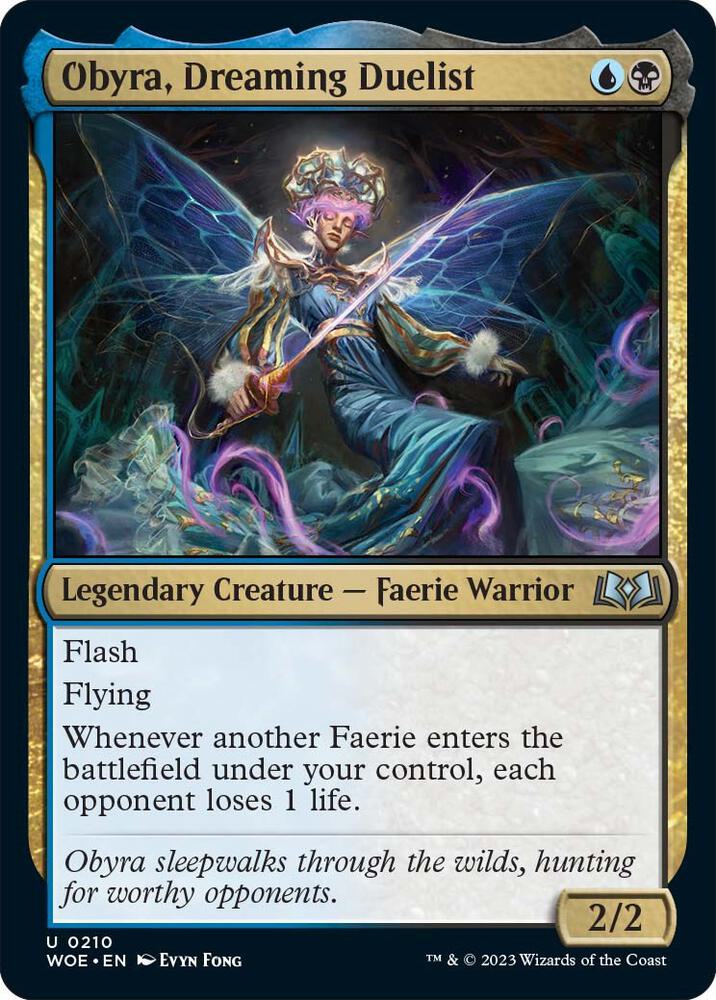 Obyra, Dreaming Duelist 210 card from Wilds of Eldraine