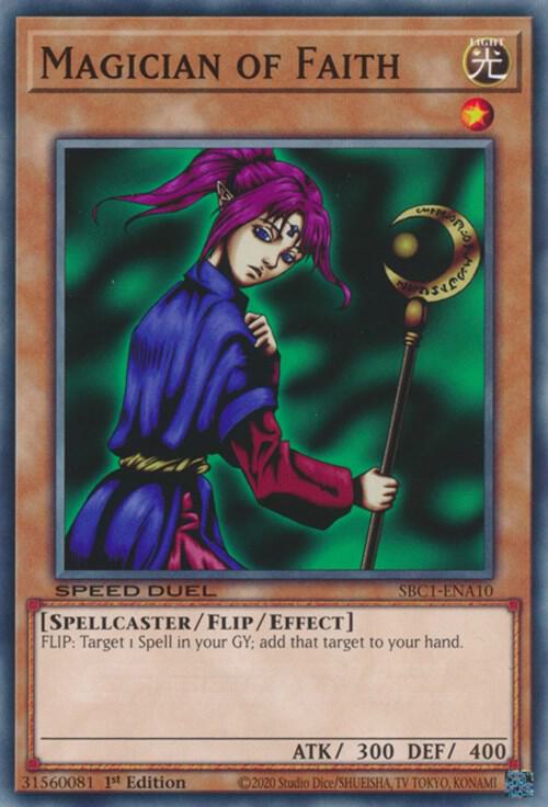 Magician of Faith (A) SBC1-ENA10 card from Speed Duel: Streets of Battle City