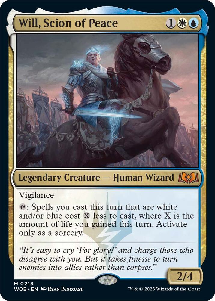 Will, Scion of Peace 218 card from Wilds of Eldraine