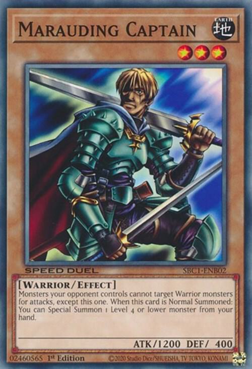Marauding Captain SBC1-ENB02 card from Speed Duel: Streets of Battle City