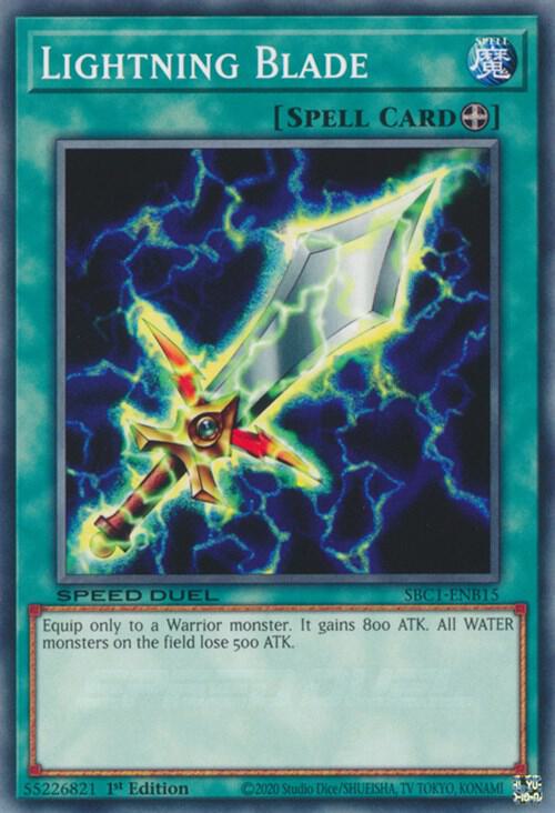 Lightning Blade SBC1-ENB15 card from Speed Duel: Streets of Battle City