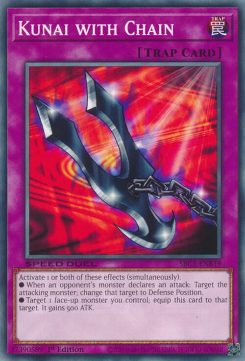Kunai with Chain SBC1-ENB19 card from Speed Duel: Streets of Battle City