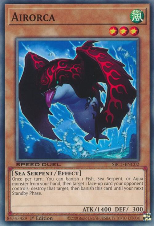 Airorca SBC1-ENC02 card from Speed Duel: Streets of Battle City