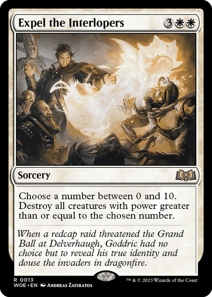 Expel the Interlopers 13 card from Wilds of Eldraine