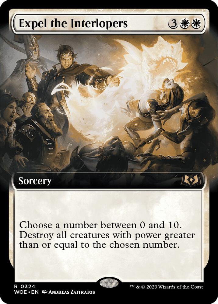 Expel the Interlopers (Extended Art) 324 card from Wilds of Eldraine