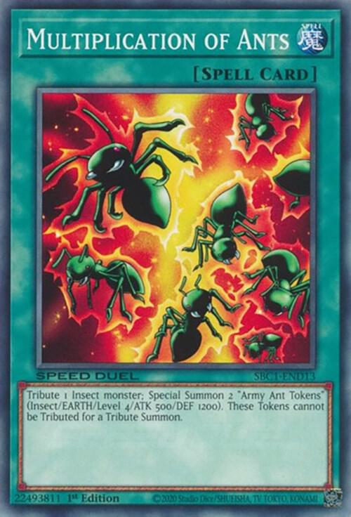 Multiplication of Ants SBC1-END13 card from Speed Duel: Streets of Battle City